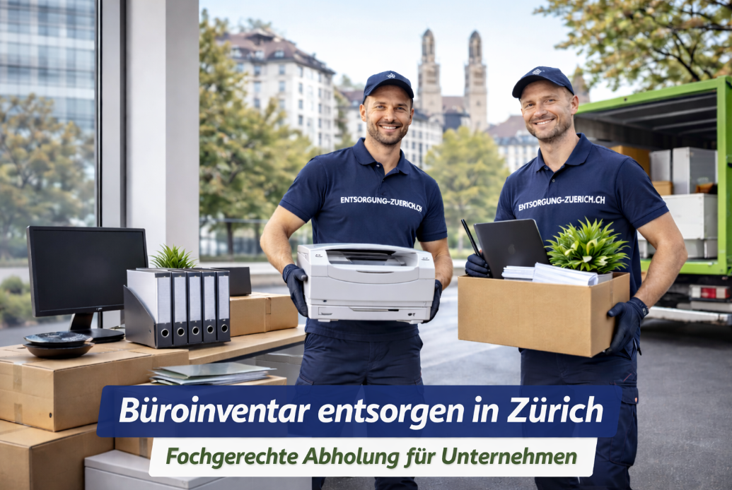 Büroinventar entsorgen Zürich